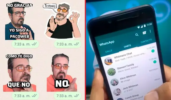WhatsApp: ¿cómo tener los stickers de Paco Web en tu teléfono Android o iPhone?