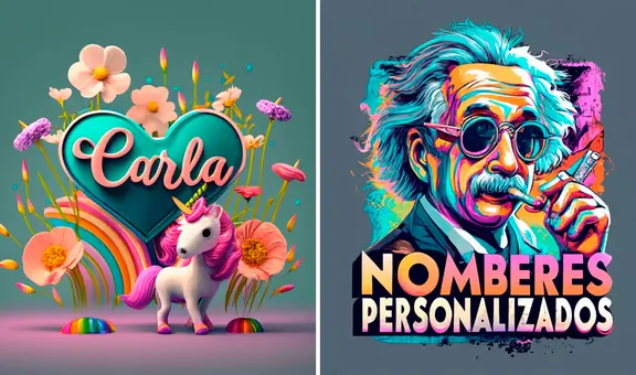 ¿Cómo usar la IA que crea tu nombre con diseños 3D coloridos y que se viralizó en internet?