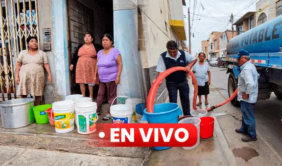 Corte de agua masivo EN VIVO: sigue AQUÍ todo los detalles sobre la suspensión del suministro en 22 distritos de Lima