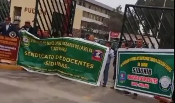 UNMSM: docentes toman puerta 3 de la Decana de América e impiden ingreso de alumnos