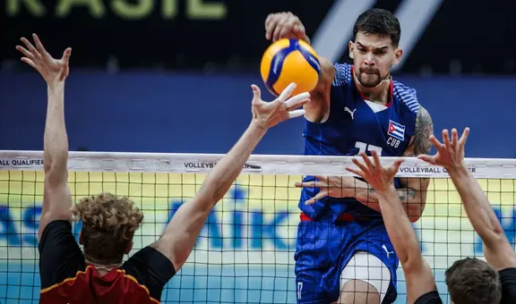 Cuba logra su tercera victoria en el Preolímpico de voleibol masculino venciendo 3-0 a Qatar