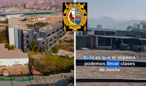 Estudiantes de la facultad de Administración de la UNMSM denuncian precarias condiciones en la sede SJL