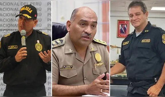 Remueven de sus cargos al general PNP Augusto Ríos Tiravanti y jefes policiales de Ica y Ucayali