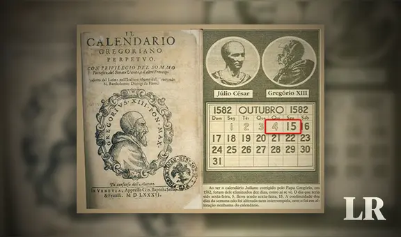 Octubre de 1582, cuando la humanidad desapareció 10 días del calendario en una sola noche