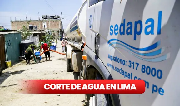 Corte de agua en Lima: ¿dónde están los puntos de abastecimiento y cisternas de Sedapal?
