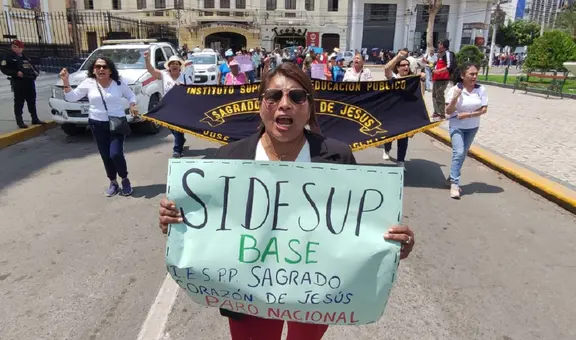 Lambayeque: docentes exigen ley que les brinde mejoras laborales