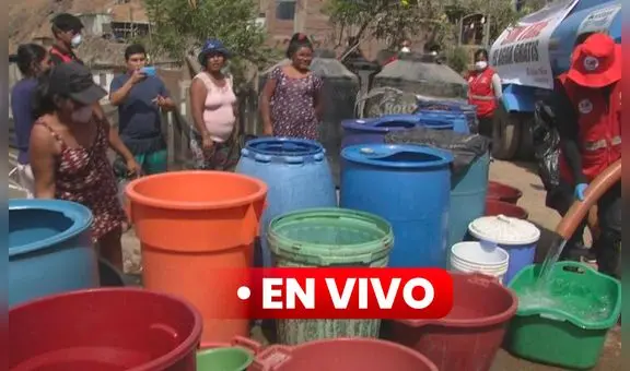 Lo último del corte de agua en Lima: zonas, a qué hora regresa, puntos de abastecimiento y más