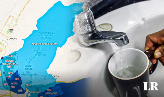 Corte de agua en San Juan de Lurigancho: ¿qué zonas no tendrán el servicio desde este 6 de octubre?