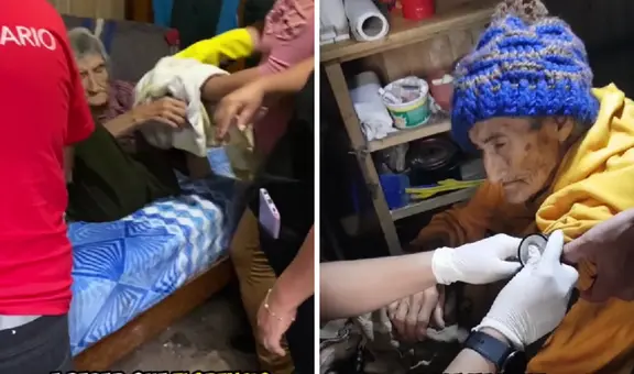 Jóvenes adoptan y ayudan a adulto de 95 años que vive en abandono y pobreza: "Dios los bendiga"