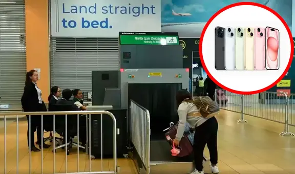 Pasajero intentó ingresar a Perú con 7 unidades del iPhone 15 y Aduanas se los incautó