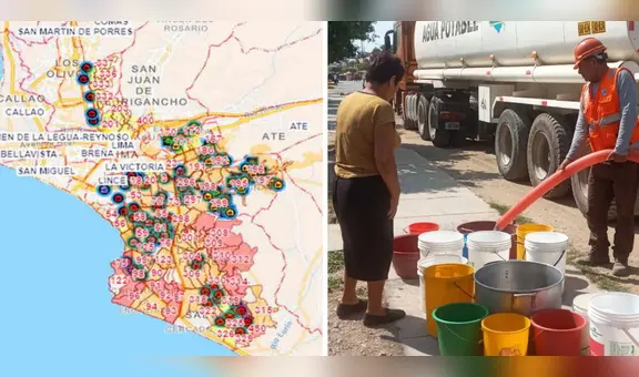Corte de agua en LIMA: estos son los 4 distritos que estarán sin servicio hasta por 96 horas