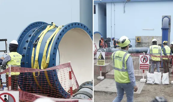 Santa Anita: así fue el comienzo del empalme de tuberías que provoca el corte masivo de agua en Lima