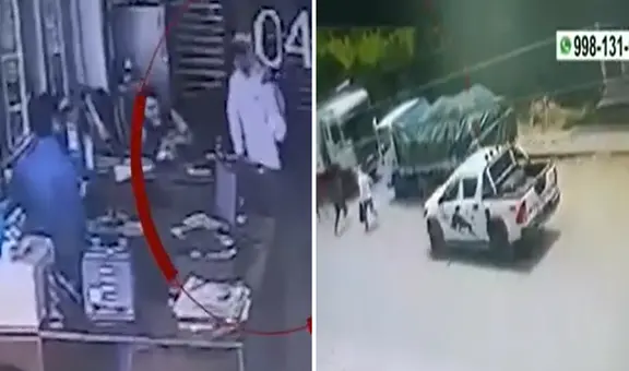 Conductor atropelló a 2 delincuentes que robaron S/19.000 a empresa en Cajamarca