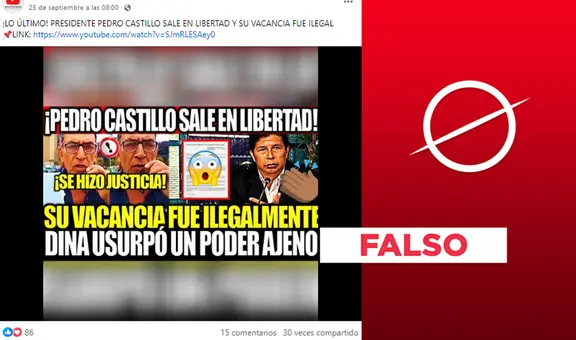 Pedro Castillo no “salió en libertad”: sigue cumpliendo prisión preventiva en penal de Barbadillo