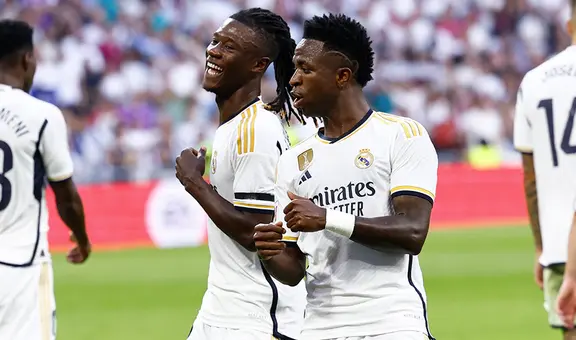 Con goles de Bellingham y Vinícius, Real Madrid goleó 4-0 a Osasuna por LaLiga
