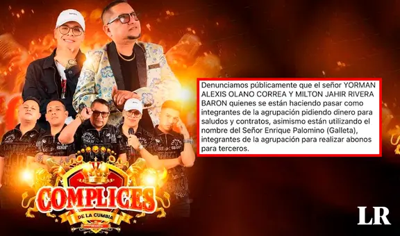 Los Cómplices de la Cumbia denuncian públicamente que delincuentes usan su nombre para estafar