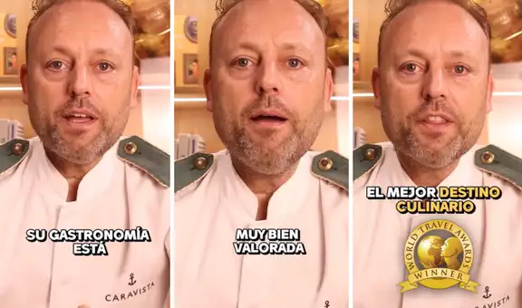 Chef español admite que PERÚ tiene la más rica gastronomía del mundo: "La mejor de Latinoamérica"