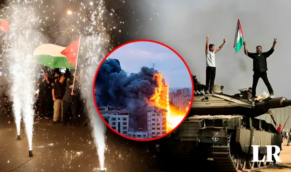 Irán festeja con fuegos artificiales el ataque de Hamás contra Israel que dejó más de 200 muertos