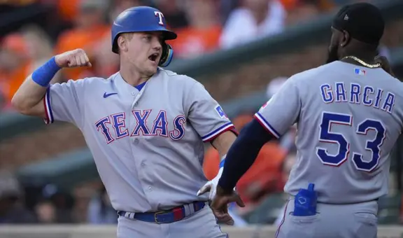 ¡Sufriendo hasta el final! Rangers vencen 3-2 a Orioles en los playoffs de la MLB