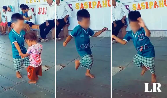 Niño roba corazones al bailar danza típica de la selva en Loreto: “Él baila mejor que yo”