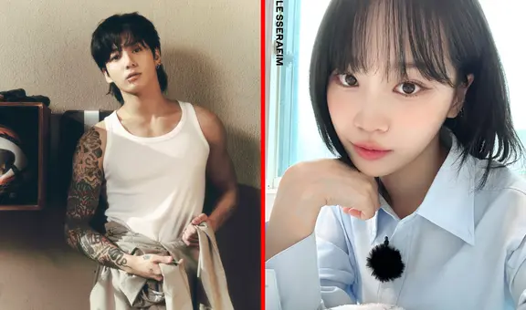 Jungkook, de BTS, pone atención a Chaewon de LE SSERAFIM y revive rumores sobre una novia