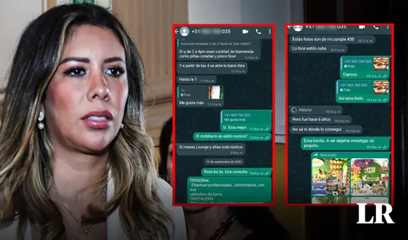 Rosselli Amuruz: chats y audio demuestran que sí organizó fiesta de Paul García