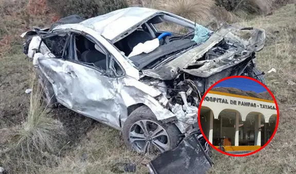 Huancavelica: madre y sus hijas fallecen luego de que auto en el que viajaban cayera a abismo