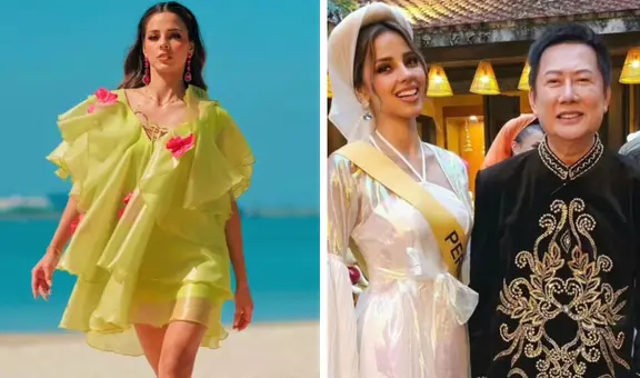 Luciana Fuster impacta al presidente del Miss Grand tras desfilar en el Vietnam Beauty Fashion Fest