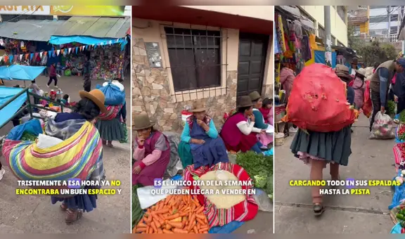 Mujeres caminan varias horas para vender en mercado de Cusco: "No les regateen”