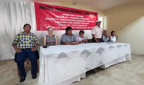 Gremios de Lambayeque protestarán contra el Gobierno de Dina Boluarte el 12 de octubre