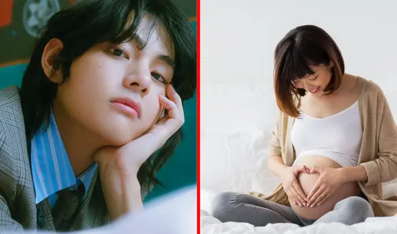 V de BTS: actriz revela que vio fotos del idol todos los días en su embarazo por curiosa razón
