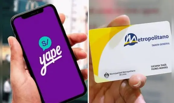 Tarjetas del Metropolitano podrían recargarse con Yape desde fines de 2023