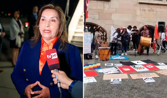 “¿Cuántos muertos quieres para que renuncies?”: peruanos reciben así a Boluarte en Alemania