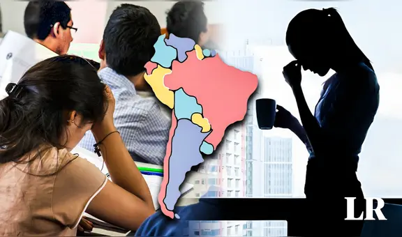 Estos son los 2 países de América Latina con más altos niveles de estrés, según informe global