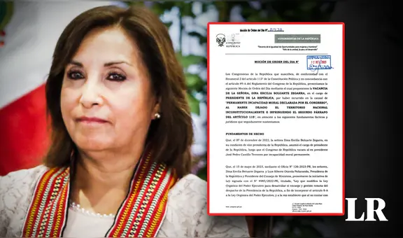 Presentan moción de vacancia contra Dina Boluarte por viajes al extranjero
