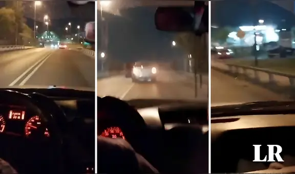 Jóvenes graban a sujeto que choca y atropella todo a su paso: "Está matando a todo el mundo"