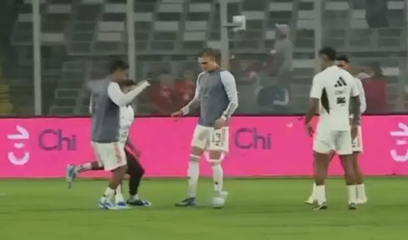 Oliver Sonne fue víctima del clásico 'camotito' en la previa del Perú vs. Chile