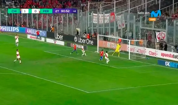 Santamaría marcó pésimo y López marcó autogol: Chile liquidó a Perú con el 2-0