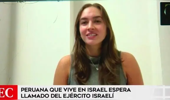 Peruana que vive en Israel decide quedarse en el país y esperar el llamado del ejército