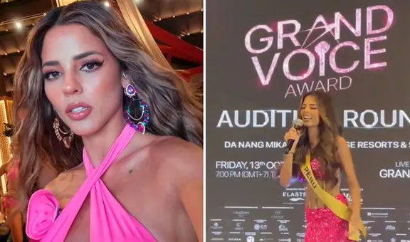 Luciana Fuster sorprendió en prueba de canto del Miss Grand 2023: ¿cómo fue su presentación?
