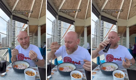Extranjero prueba ceviche en restaurante de Miraflores y opina: “El de Perú es el mejor del mundo”