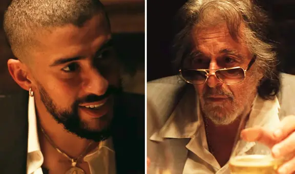 Al Pacino sale con Bad Bunny en video de ‘Monaco’ y fans reaccionan: “¡Qué ven mis ojos, mano!”