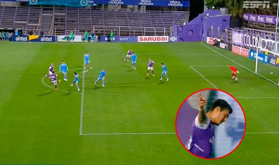 ¡Alfonso Barco la clavó en el ángulo! 'Fonchi' anotó espectacular golazo con Defensor Sporting