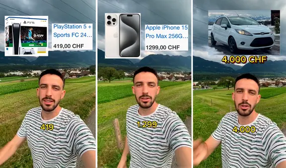 ¿Cuánto dinero se gana trabajando en Suiza por hora? Joven revela asombrosa cifra