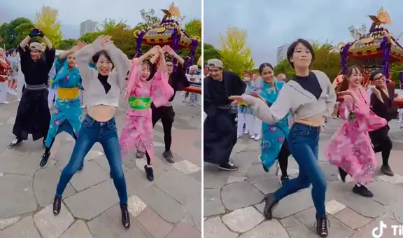 Japoneses sorprenden al bailar canción de Explosión de Iquitos: “¡De la selva, su onii-chan!”
