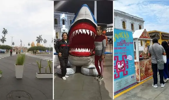 Cierran acceso a plaza de Armas de Trujillo con maceteros: ¿Por qué y cuánto durará?