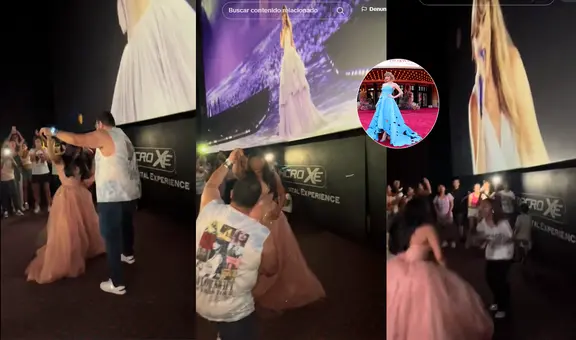 Quinceañera baila a ritmo de 'Enchanted' durante proyección de concierto de Taylor Swift: “Una real fan”