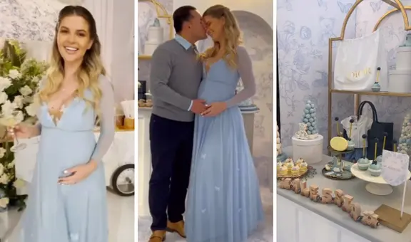 Brunella y Richard Acuña celebraron su baby shower: así fue la lujosa fiesta con famosos invitados