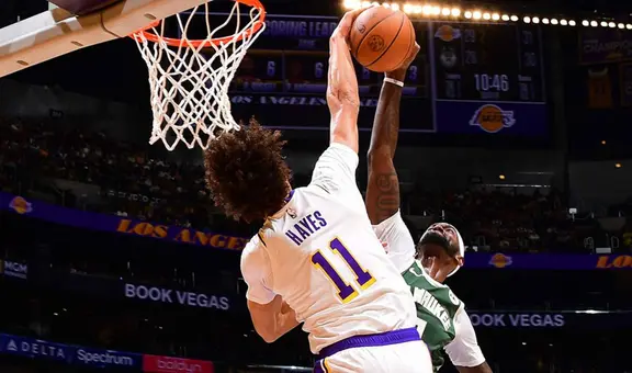 Los Angeles Lakers perdieron 97-108 ante Milwaukee Bucks por la pretemporada de la NBA 2023