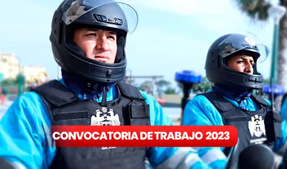 ¡Aún hay plazas! Municipalidad de Magdalena ofrece 34 empleos para serenos e inspectores